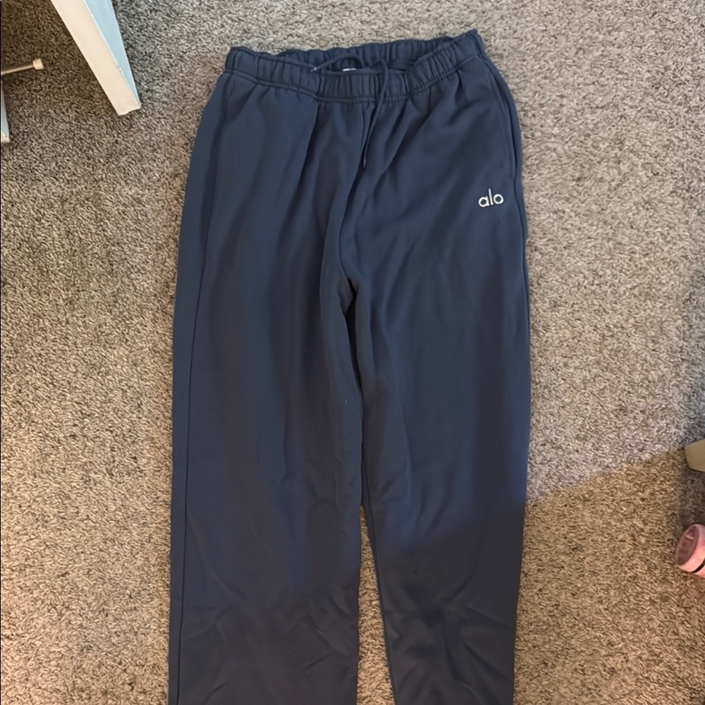ALO Yoga Blue Sweatpants Relaxed Fit